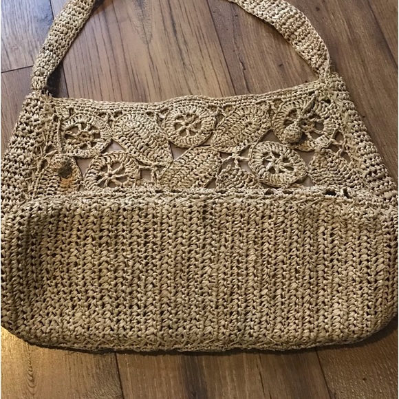 EUC Flora Bella Anthropologie Rafia Purse - Picture 6 of 8